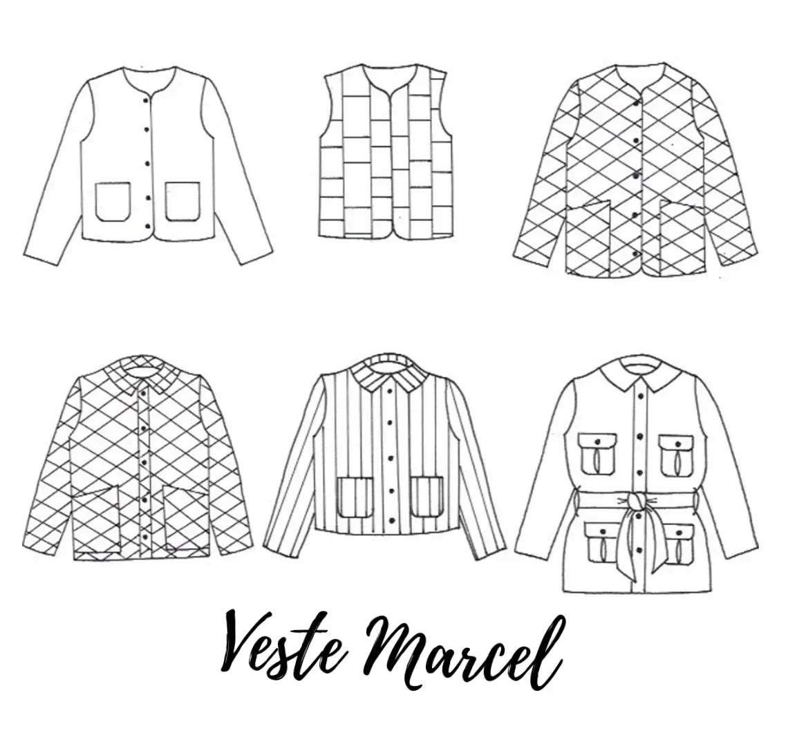 PACK PDF // MARCEL & PETIT MARCEL - Ma Petite Fabrique - Patrons de couture