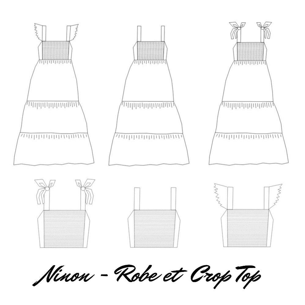 Patron Ninon Robe - Crop Top