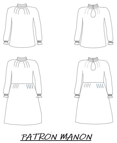 THE MANON BLOUSE / DRESS (ENGLISH VERSION)