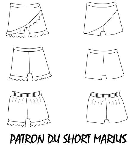 PACK PDF // Patrons Short Marius + Petit Marius