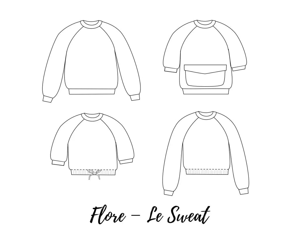 Patron Flore - Sweat - Ma Petite Fabrique - Patrons de couture