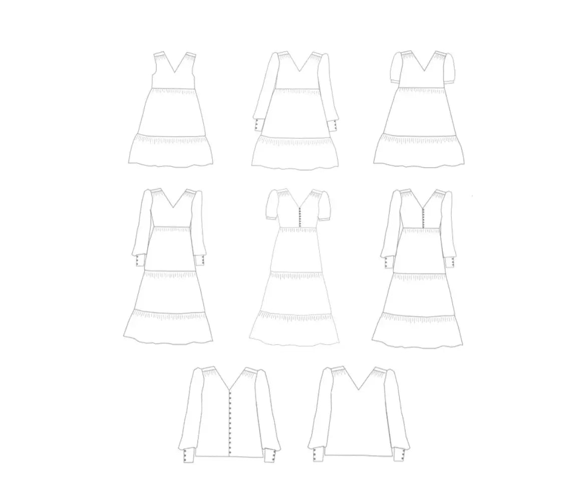 Patron Augustine - Blouse / Robe - Ma Petite Fabrique - Patrons de couture