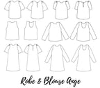 Patron Ange - Robe et Blouse - Ma Petite Fabrique - Patrons de couture