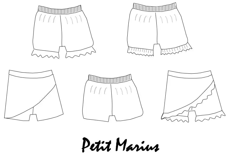 Patron Petit Marius - Short - Ma Petite Fabrique - Patrons de couture
