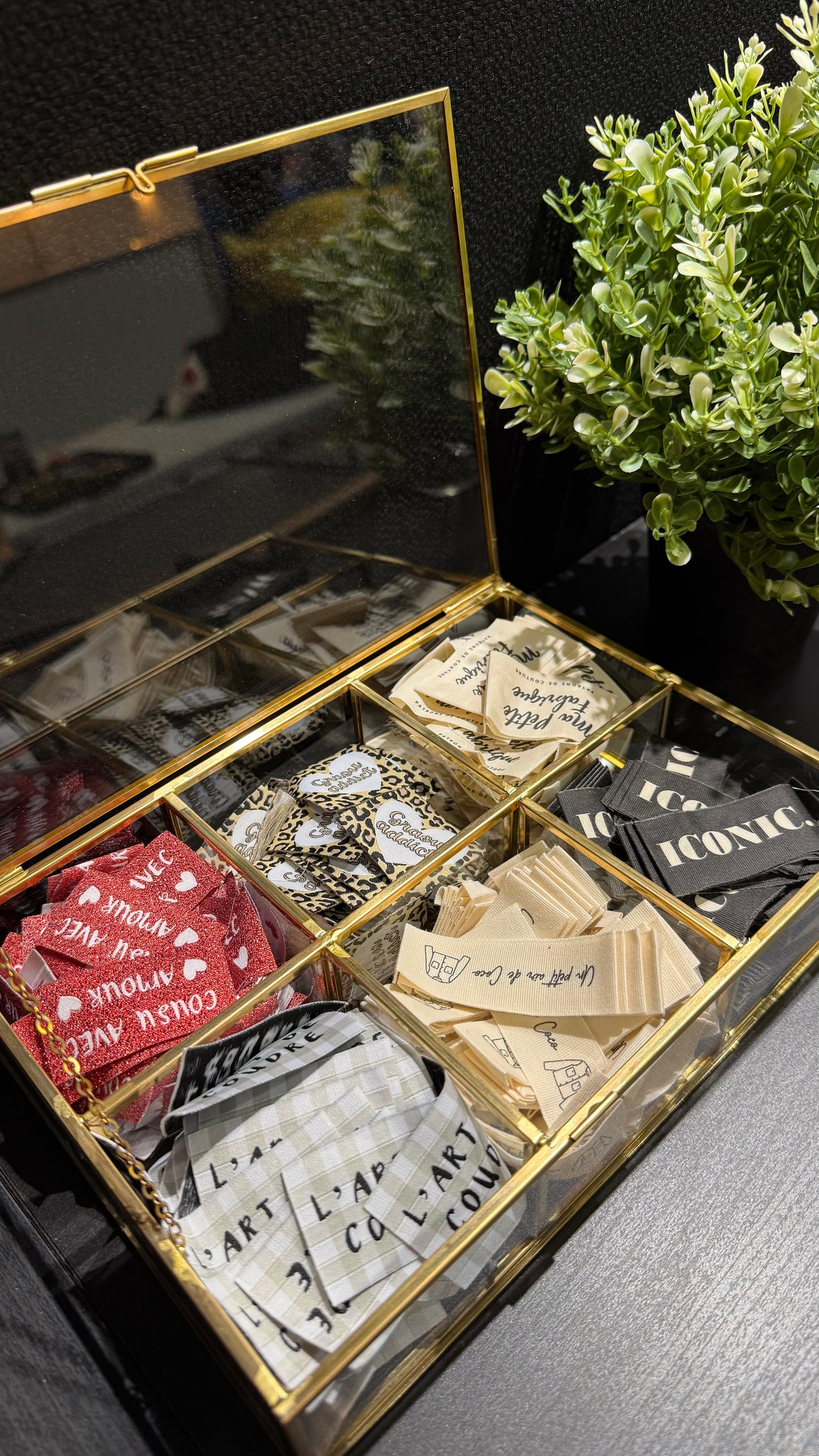 Pack de 6 étiquettes à coudre