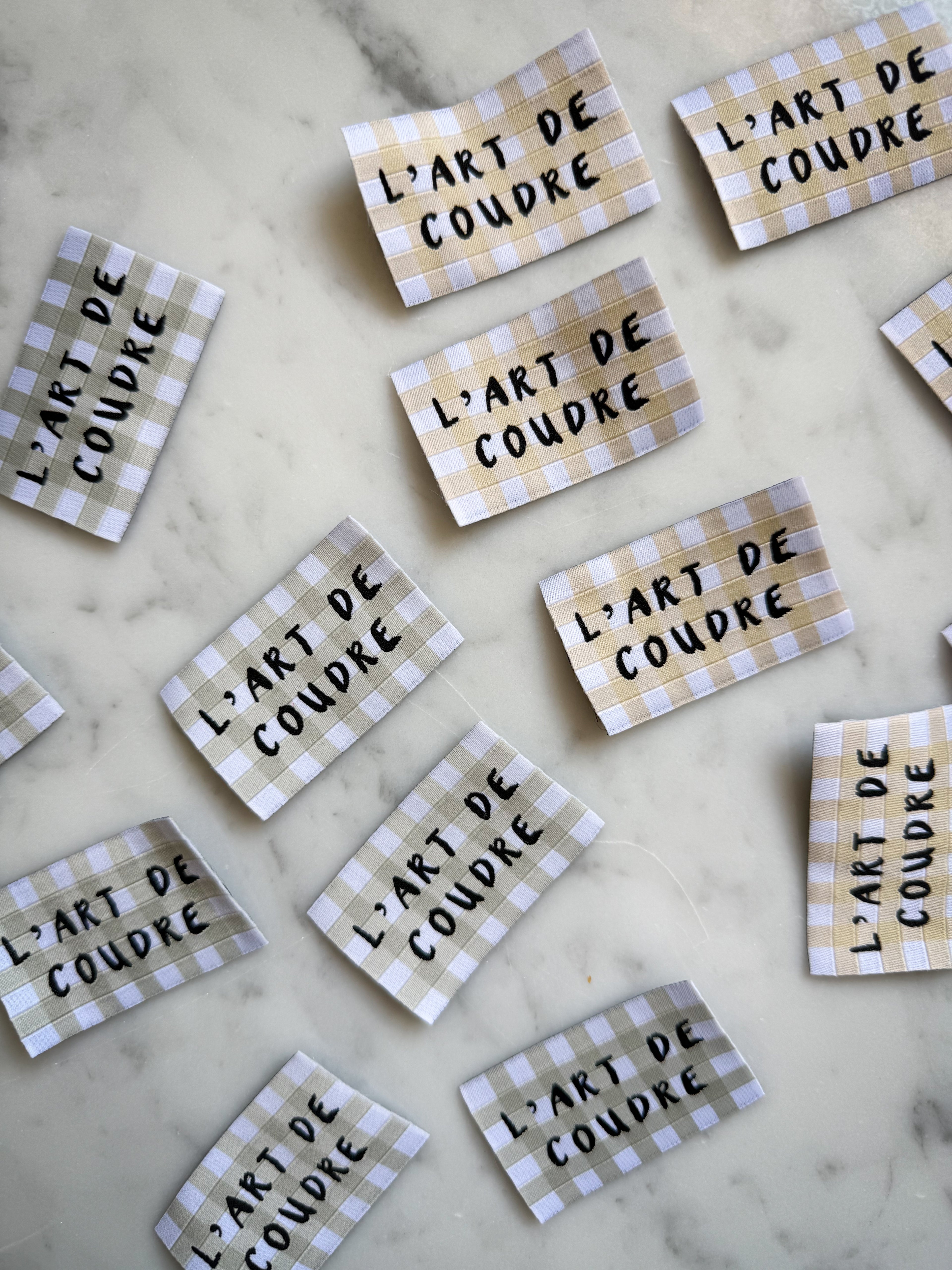 Étiquette - L’art de coudre (à l'unité) Ma Petite Fabrique - Patrons de couture