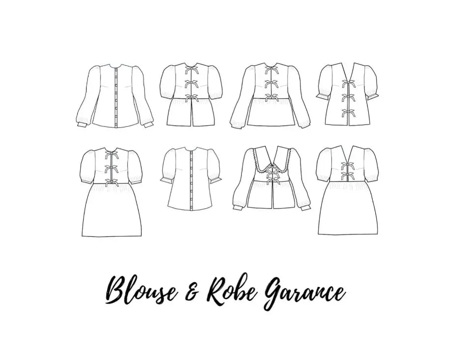 Patron Garance - Blouse & Robe - Ma Petite Fabrique - Patrons de couture