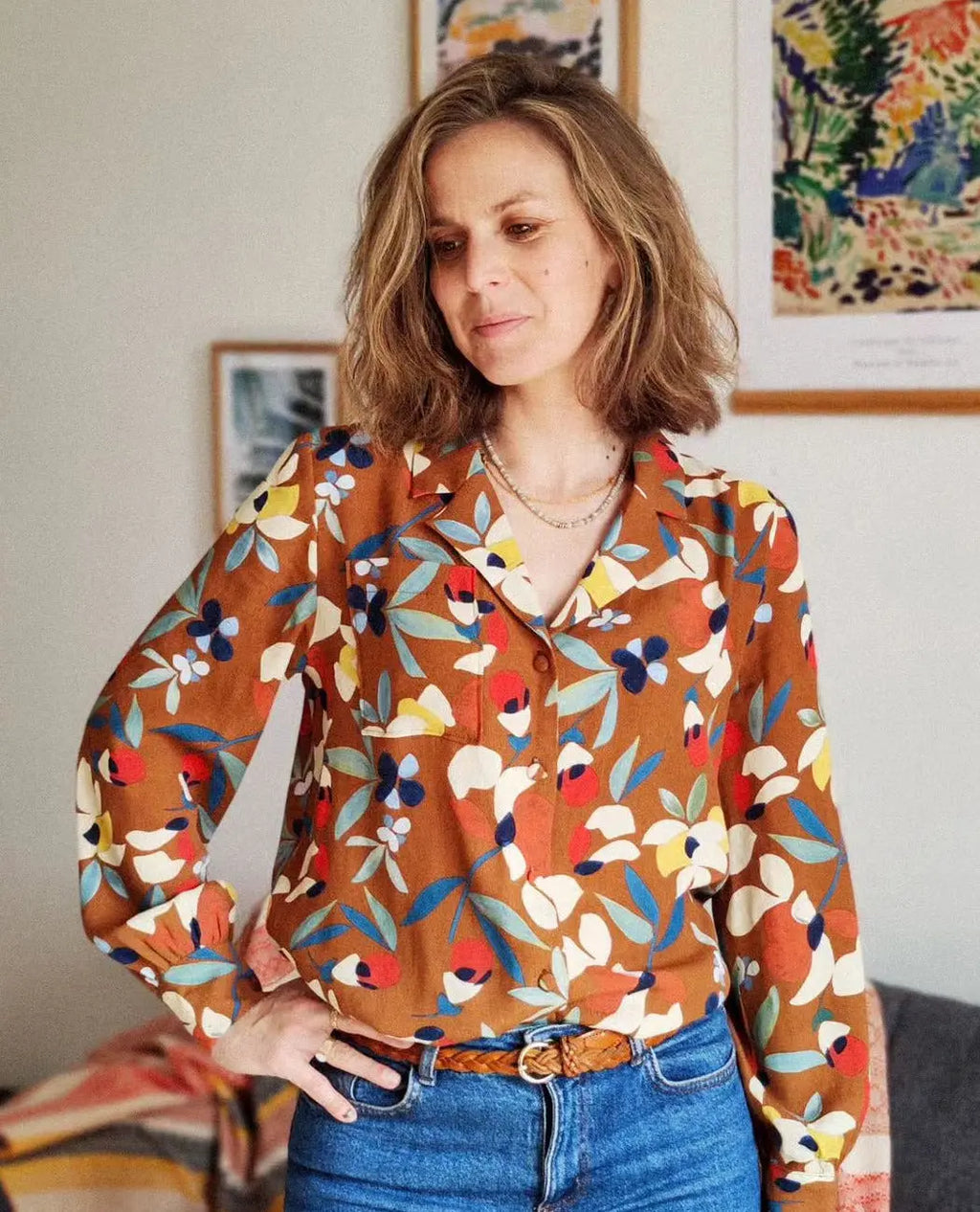 Patron Anais Chemise / Robe Chemise - Ma Petite Fabrique - Patrons de couture