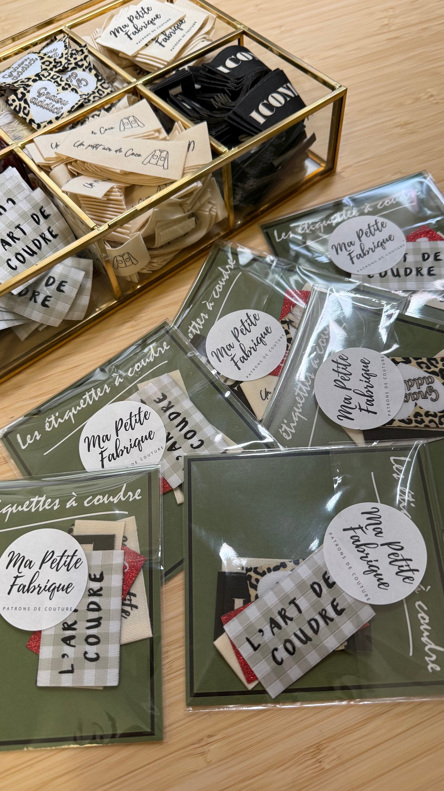 Pack de 6 étiquettes à coudre