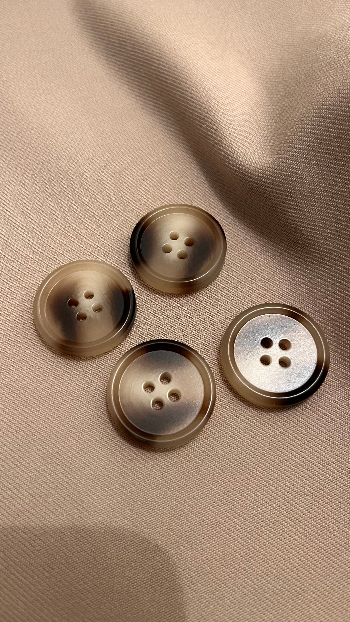 Tissu - Gabardine écru (coupon de 195 cm)