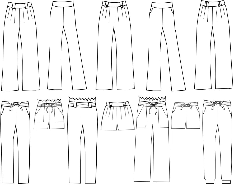 Patron César - Pantalon et short - Ma Petite Fabrique - Patrons de couture