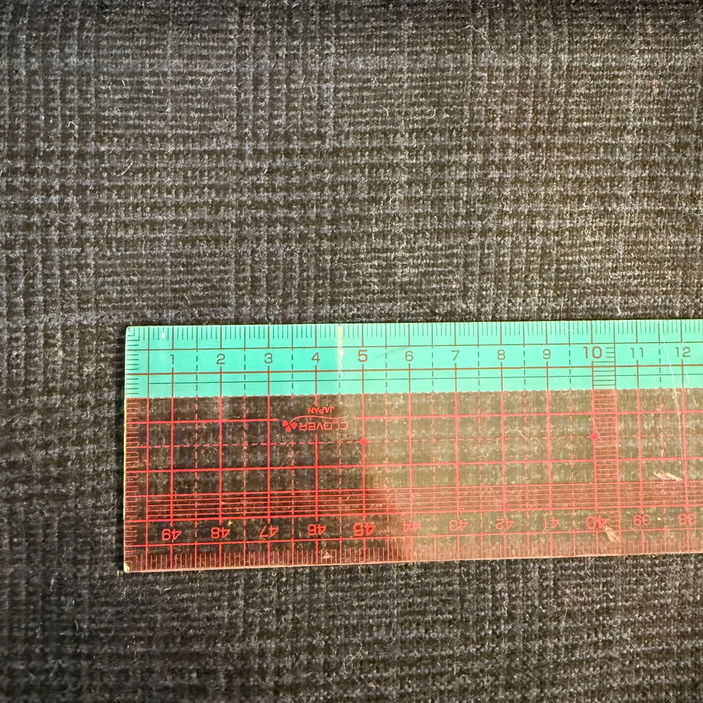 Tissu - Lainage prince de galles bleu (par10cm)