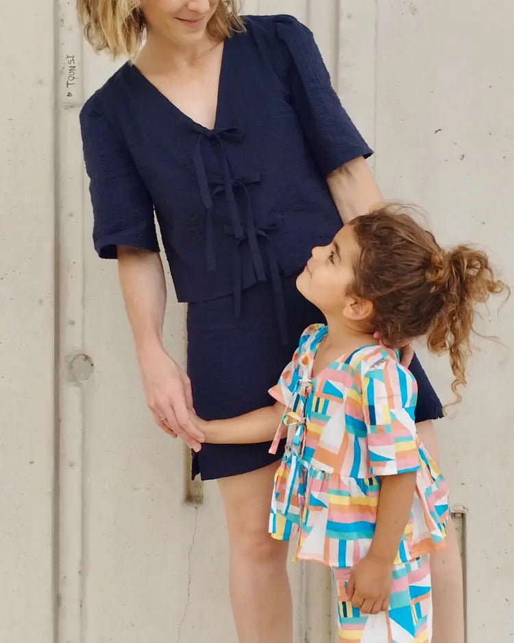 PACK PDF // Patrons Blouse et Robe Garance + Petite Garance - Ma Petite Fabrique - Patrons de couture