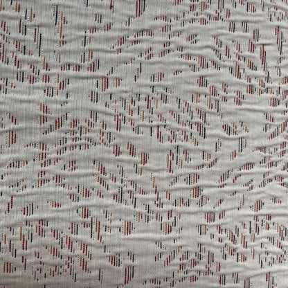 Tissu - Jacquard écru (par 10 cm)