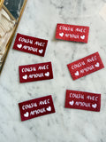 Étiquette - Cousu avec Amour (à l'unité) Ma Petite Fabrique - Patrons de couture