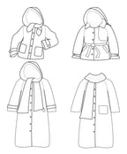 Patron Germaine - Capuche / Capuche Echarpe / Echarpe - Ma Petite Fabrique - Patrons de couture