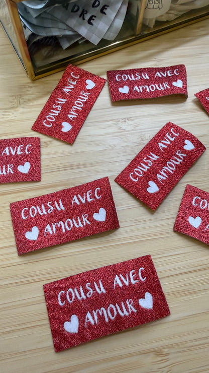Étiquette - Cousu avec Amour