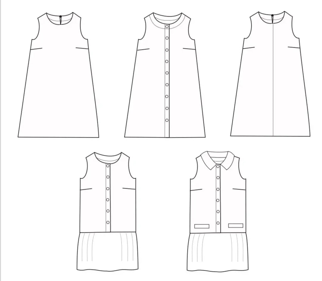 Patron Amélie - Robe - Ma Petite Fabrique - Patrons de couture
