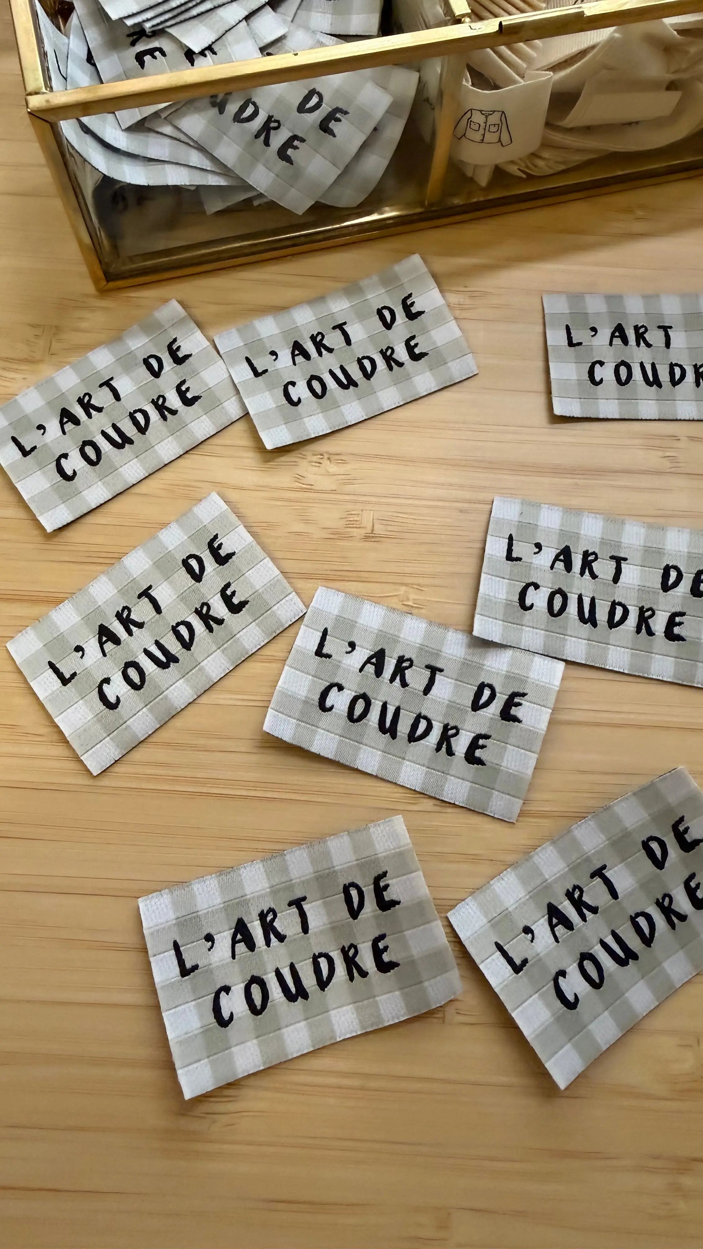 Étiquette - L’art de coudre (à l'unité) - Ma Petite Fabrique - Patrons de couture