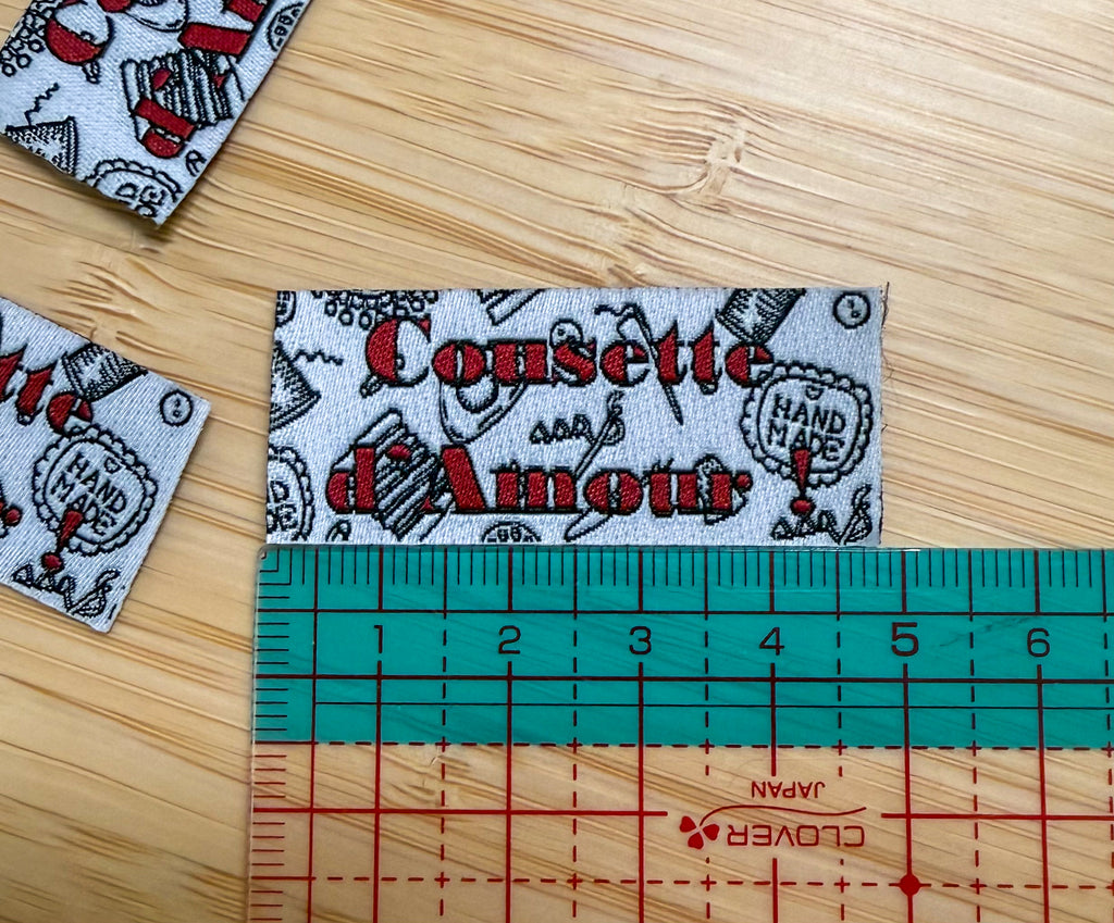 Étiquette - Cousette d’Amour (à l’unité) - Ma Petite Fabrique - Patrons de couture