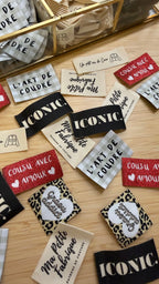 Pack de 6 ou 8 étiquettes à coudre (à l'unité) - Ma Petite Fabrique - Patrons de couture