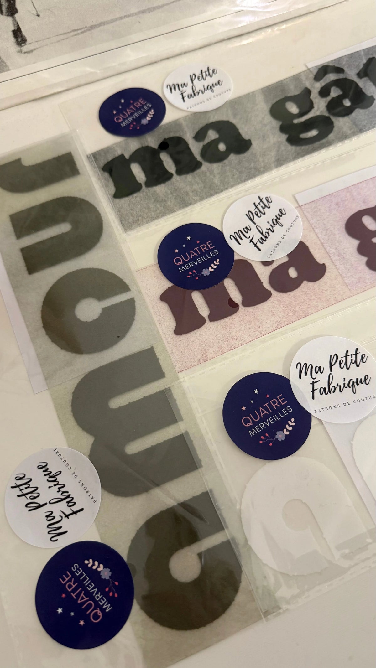 Flex mots en couleur - Ma Petite Fabrique - Patrons de couture