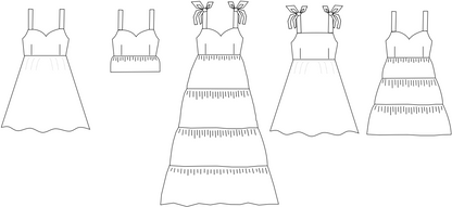 Patron Faustine - Robe & Top