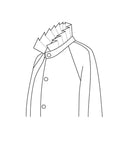 Extension Trench & Manteau Jules / Extension "Col plis plats" - Ma Petite Fabrique - Patrons de couture