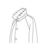 Extension Trench & Manteau Jules / Extension "Col plis plats" - Ma Petite Fabrique - Patrons de couture