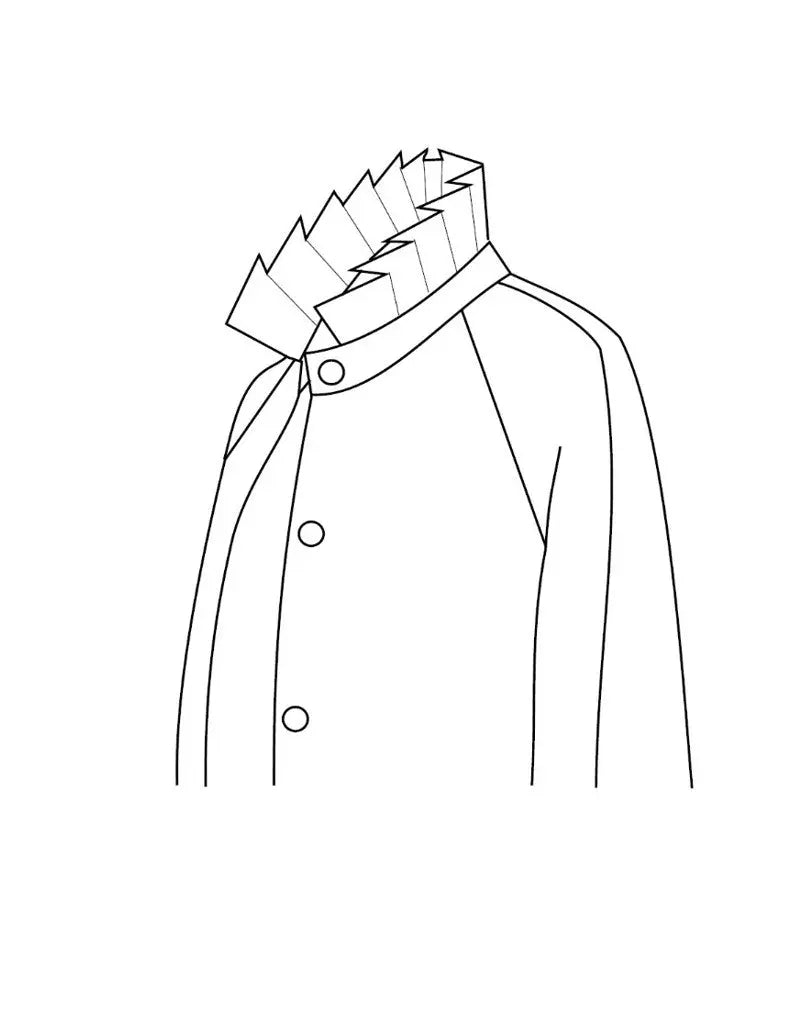 Extension Trench & Manteau Jules / Extension "Col plis plats" - Ma Petite Fabrique - Patrons de couture