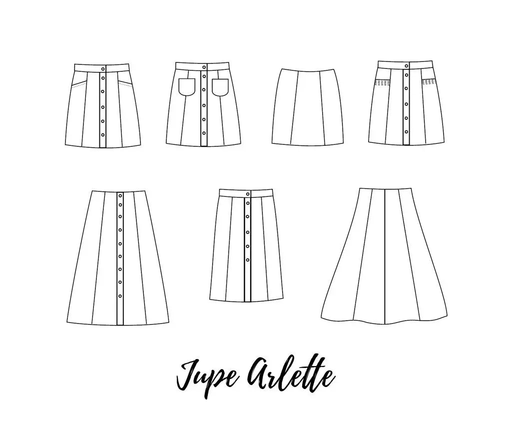 Patron Arlette - Jupe - Ma Petite Fabrique - Patrons de couture