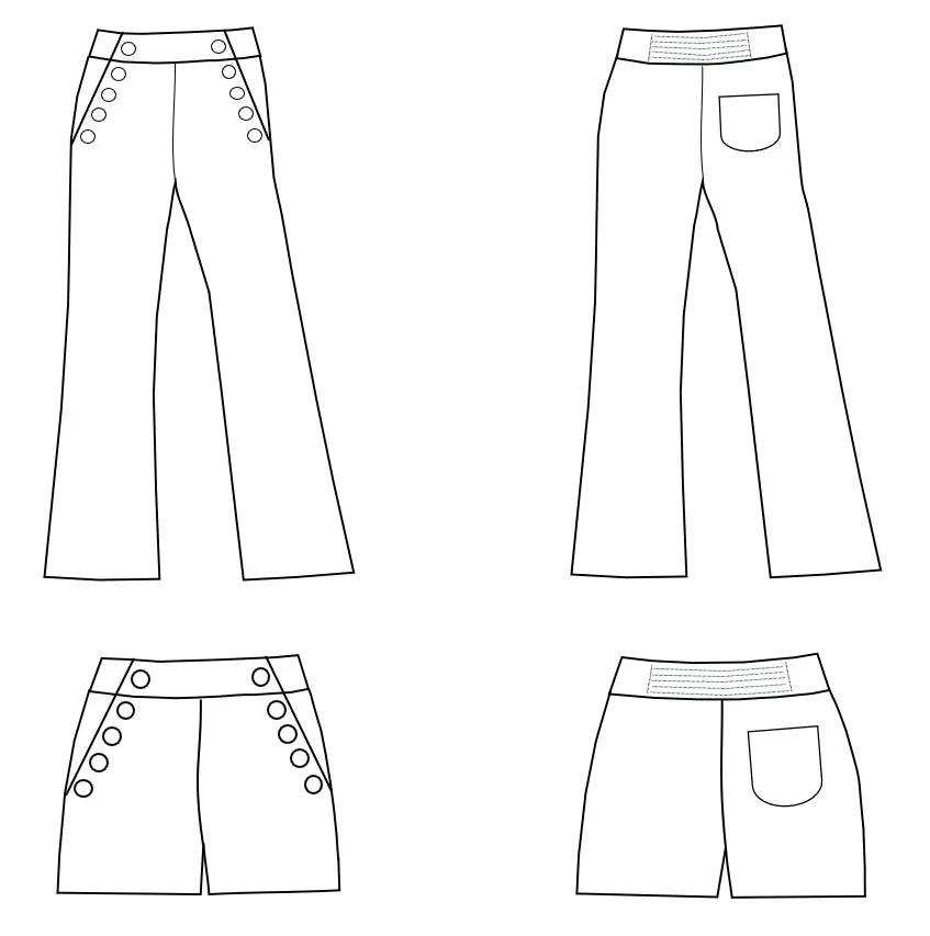 Patron Jean - Pantalon & Short - Ma Petite Fabrique - Patrons de couture