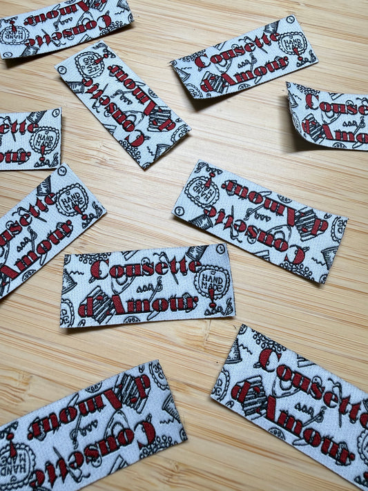 Étiquette - Cousette d’Amour (à l’unité)