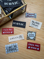 Pack de 6 ou 8 étiquettes à coudre (à l'unité) - Ma Petite Fabrique - Patrons de couture