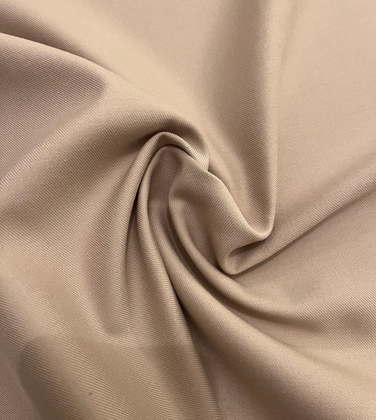 Tissu - Gabardine écru (coupon de 195 cm)