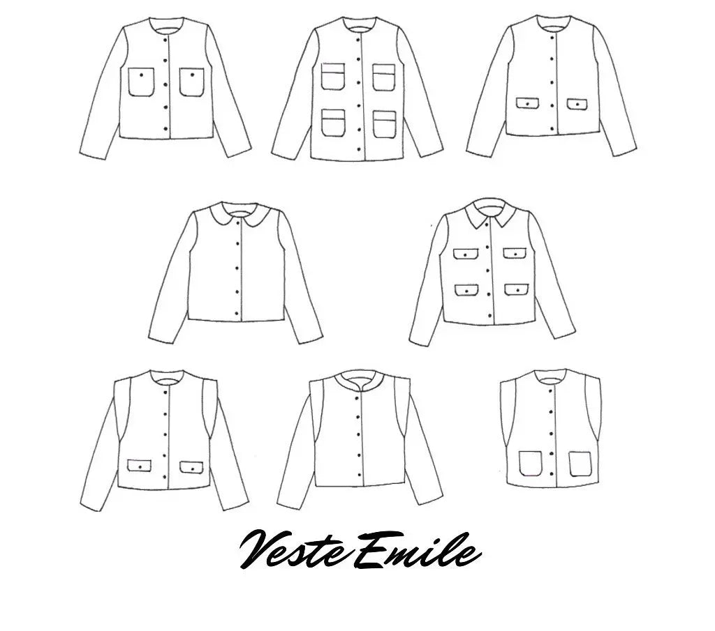 PACK PDF // EMILE & MARCEL - Ma Petite Fabrique - Patrons de couture