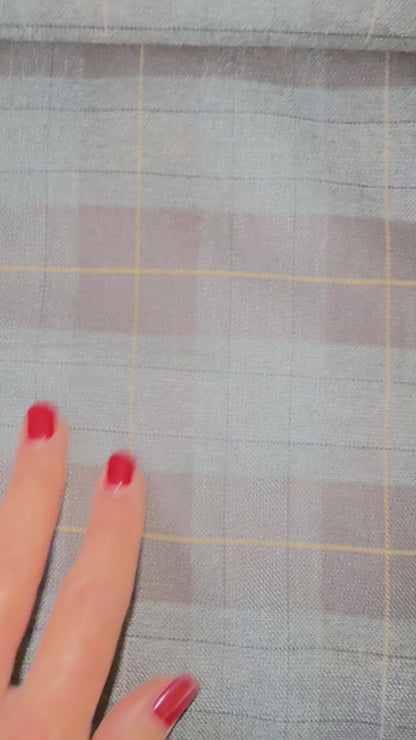 Tissu - Flanelle de coton tartan (par 10cm)