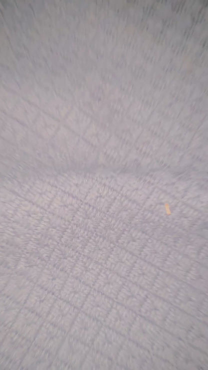 Tissu - Tweed de laine et coton bleu marine (par 10 cm)