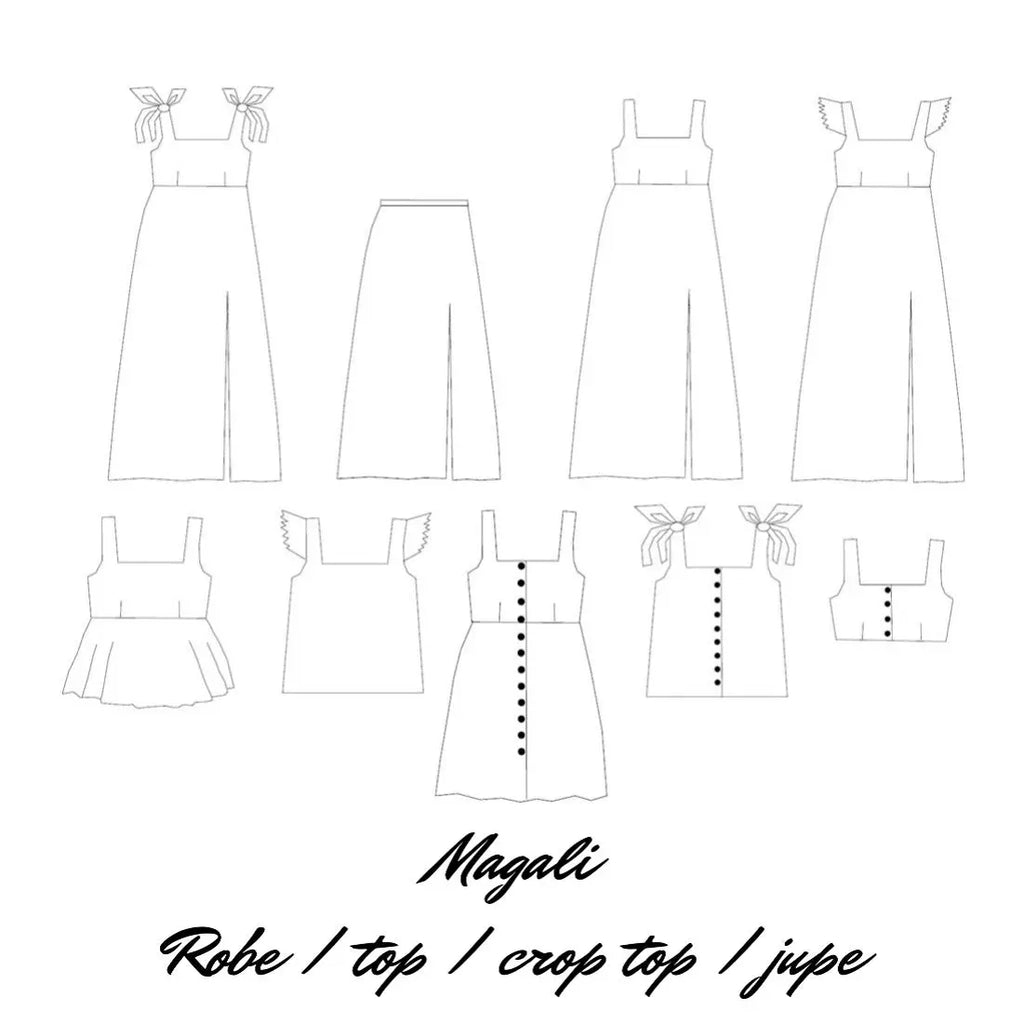 PACK PDF - Magali et Ninon Ma Petite Fabrique - Patrons de couture