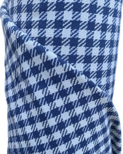 Charger l&#39;image dans la galerie, Tissu / Type lainage-tweed bleu et blanc (par 10 cm)
